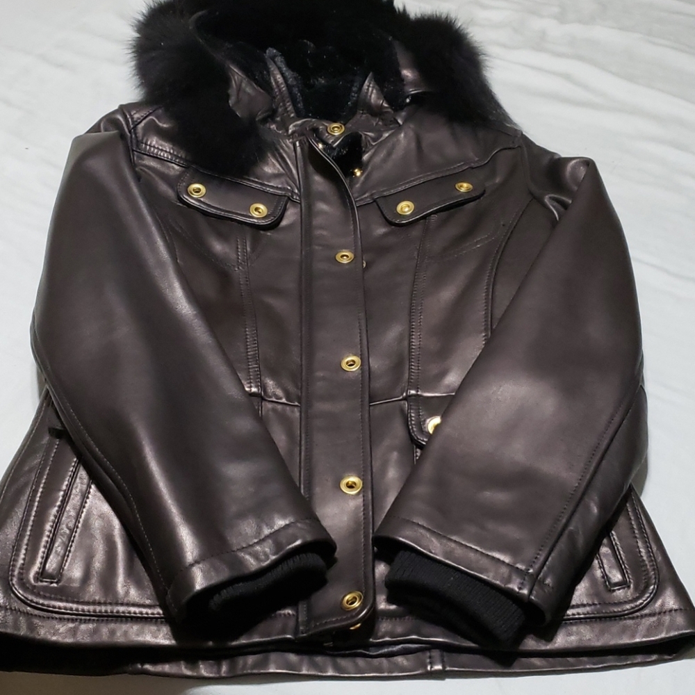 Genuine Italian leather jacket